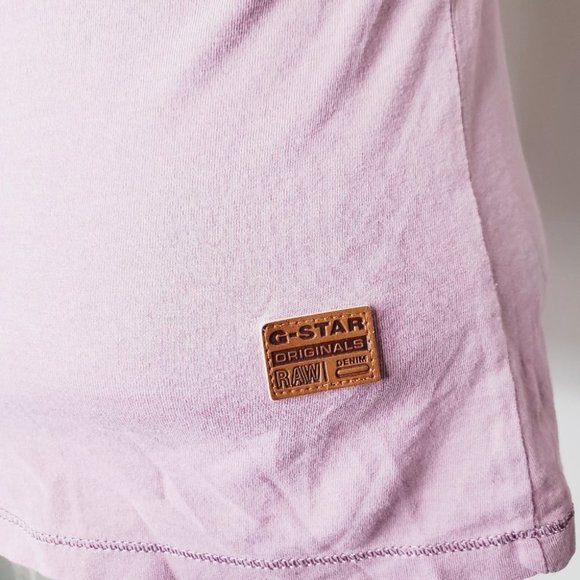 G-STAR Distressed Pink Logo T-Shirt - Picture 6 of 10
